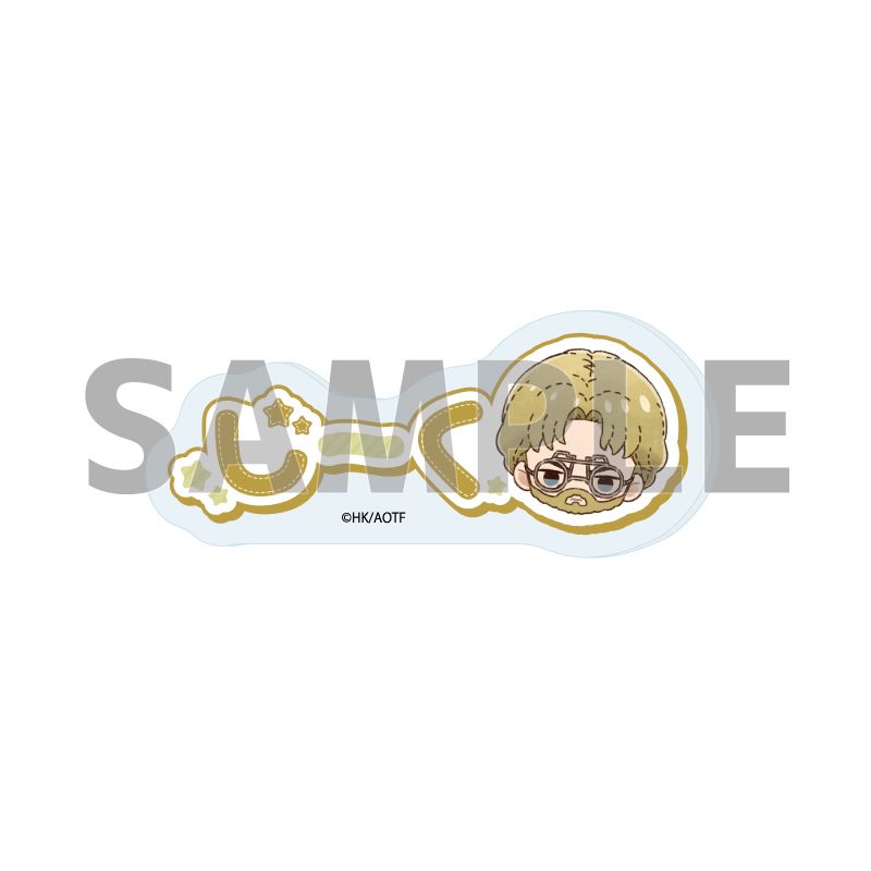 おなまえアクリルプレートバッジ 進撃の巨人 The Final Season 12 ジーク・イェーガー ぬいぐるみVer.(グラフアートイラスト) (Name Acrylic Plate Badge "Attack on Titan The Final Season" 12 Zeke Yeager Plush Ver. (Graff Art Illustration))
