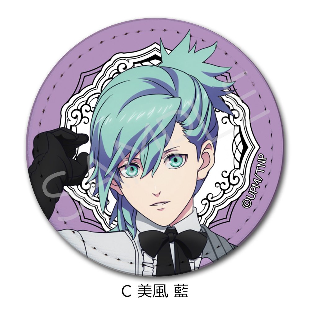 劇場版 うたの☆プリンスさまっ♪ TABOO NIGHT XXXX レザーバッジ(丸形) C 美風藍 ("Uta no Prince-sama: Taboo Night XXXX" Leather Badge (Round) C Mikaze Ai)