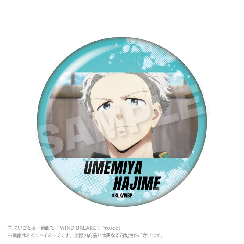 WIND BREAKER メモリーズちょびでか缶バッジ 梅宮一 ("Wind Breaker" Memories Chobi Deka Can Badge Umemiya Hajime)