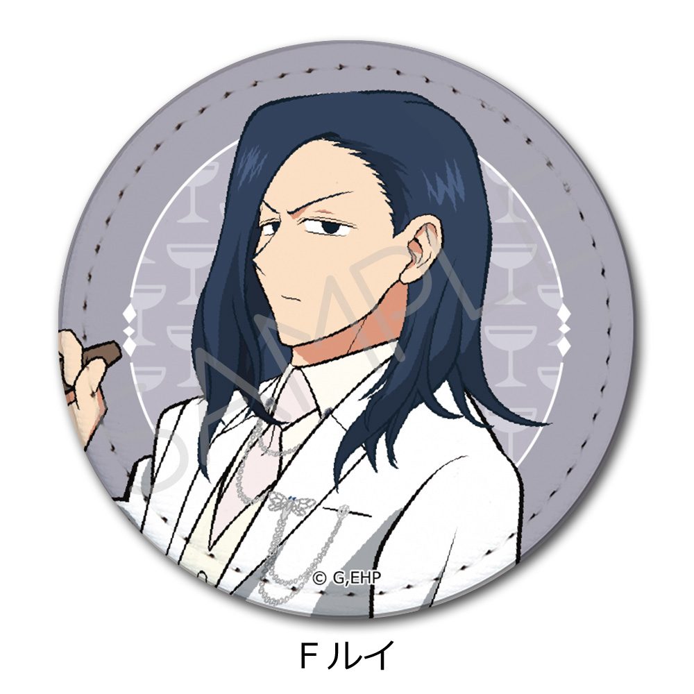 えぶりでいホスト レザーバッジ(丸形) F ルイ ("Everyday Host" Leather Badge (Round) F Louis)