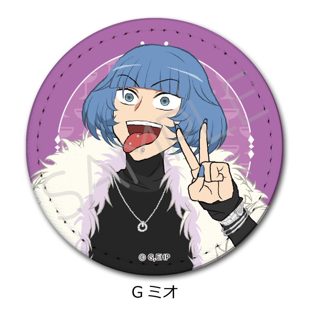 えぶりでいホスト レザーバッジ(丸形) G ミオ ("Everyday Host" Leather Badge (Round) G Mio)