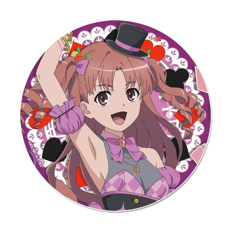 とある科学の超電磁砲T 描き下ろしBIG缶バッジ 白井黒子 マジシャンVer. ("A Certain Scientific Railgun T" Original Illustration Big Can Badge Shirai Kuroko Magician Ver.)
