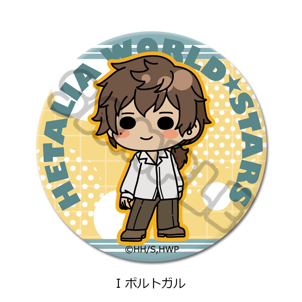 ヘタリア World☆Stars 丸形缶バッジ(57mm) I ポルトガル ("Hetalia World Stars" Round Can Badge (57mm) I Portugal)