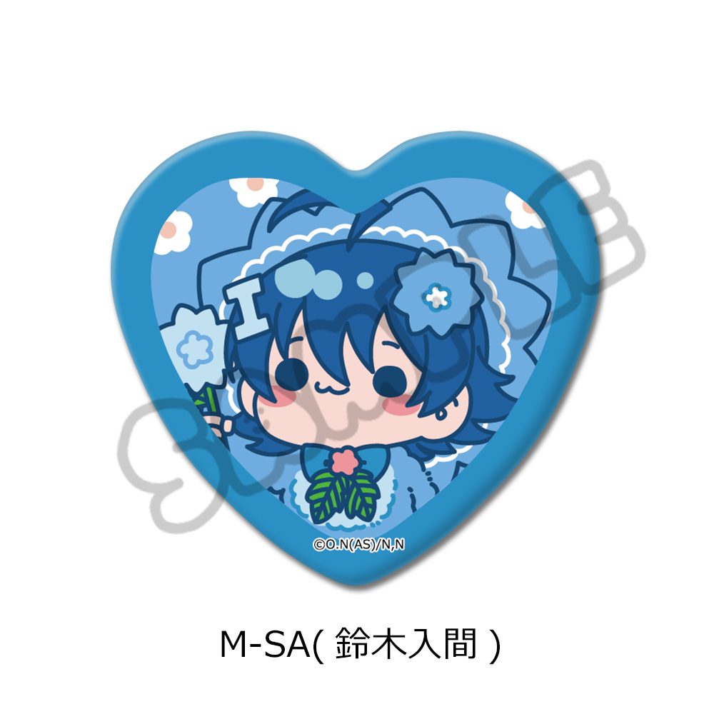 魔入りました!入間くん 第2弾 ハート型缶バッジ M-SA 鈴木入間 ("Welcome to Demon School! Iruma-kun" Vol. 2 Heart Can Badge M-SA Suzuki Iruma)