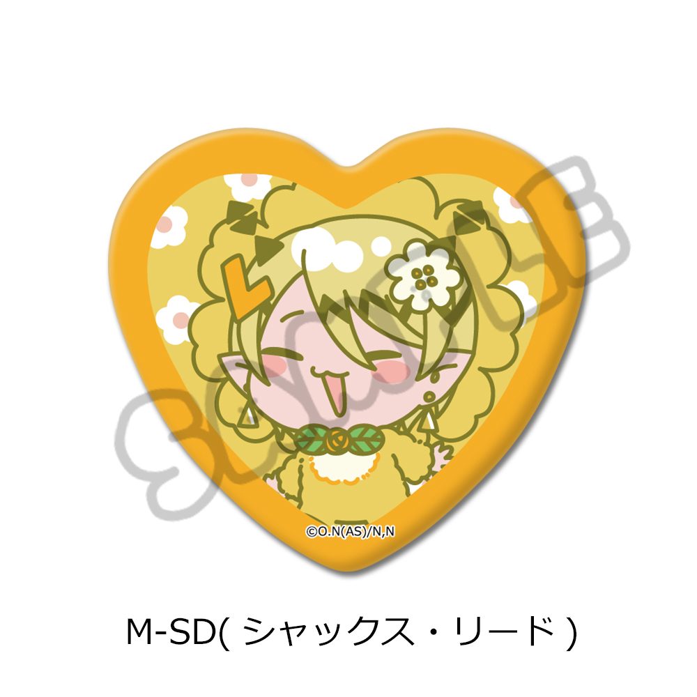 魔入りました!入間くん 第2弾 ハート型缶バッジ M-SD シャックス・リード ("Welcome to Demon School! Iruma-kun" Vol. 2 Heart Can Badge M-SD Shax Lead)