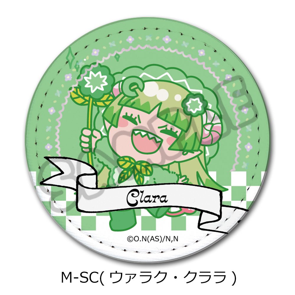 魔入りました!入間くん 第2弾 レザーバッジ(丸形) M-SC ウァラク・クララ ("Welcome to Demon School! Iruma-kun" Vol. 2 Leather Badge (Round) M-SC Valac Clara)