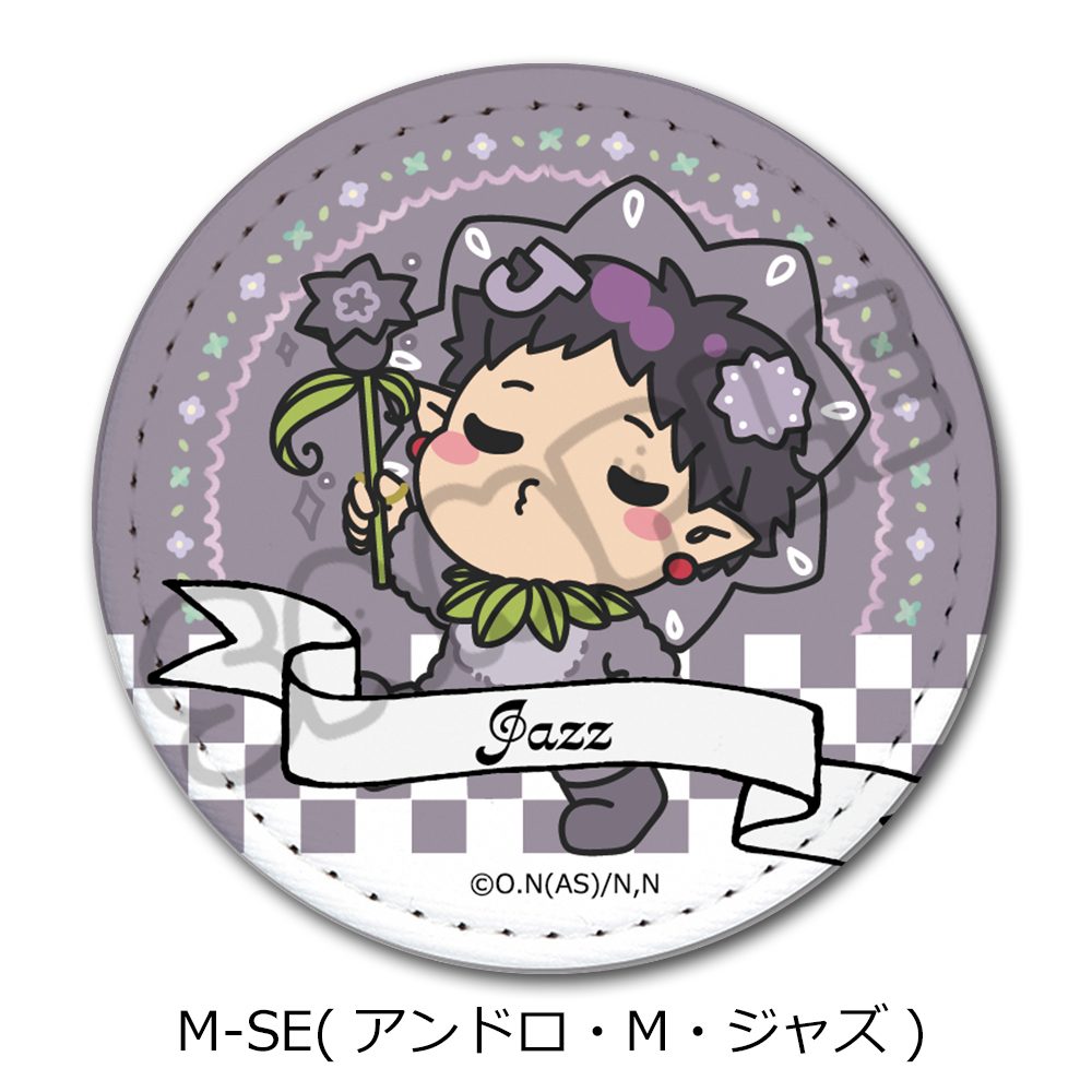 魔入りました!入間くん 第2弾 レザーバッジ(丸形) M-SE アンドロ・M・ジャズ ("Welcome to Demon School! Iruma-kun" Vol. 2 Leather Badge (Round) M-SE Andro M. Jazz)