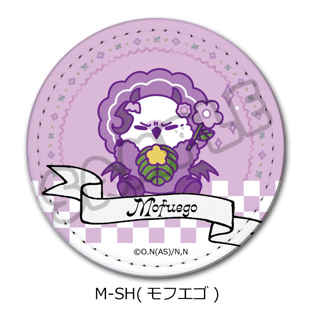 魔入りました!入間くん 第2弾 レザーバッジ(丸形) M-SH モフエゴ ("Welcome to Demon School! Iruma-kun" Vol. 2 Leather Badge (Round) M-SH Mofuego)