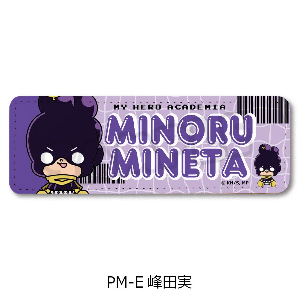 僕のヒーローアカデミア POTEmocho 第1弾 レザーバッジ(ロング) PM-E 峰田実 ("My Hero Academia" POTEmocho Vol. 1 Leather Badge (Long) PM-E Mineta Minoru)