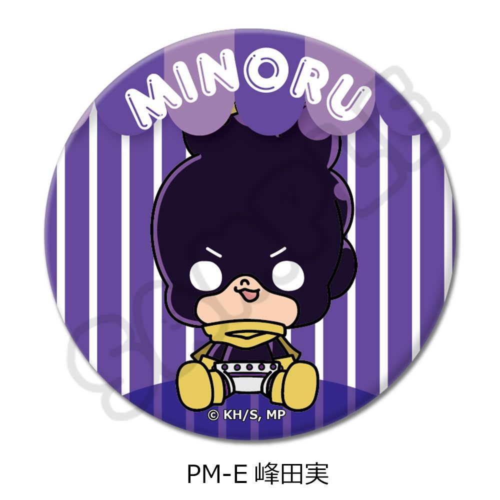 僕のヒーローアカデミア POTEmocho 第1弾 丸形缶バッジ(57mm) PM-E 峰田実 ("My Hero Academia" POTEmocho Vol. 1 Round Can Badge (57mm) PM-E Mineta Minoru)