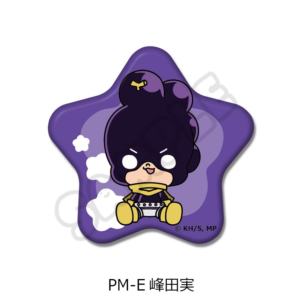 僕のヒーローアカデミア POTEmocho 第1弾 星型缶バッジ PM-E 峰田実 ("My Hero Academia" POTEmocho Vol. 1 Star Can Badge PM-E Mineta Minoru)