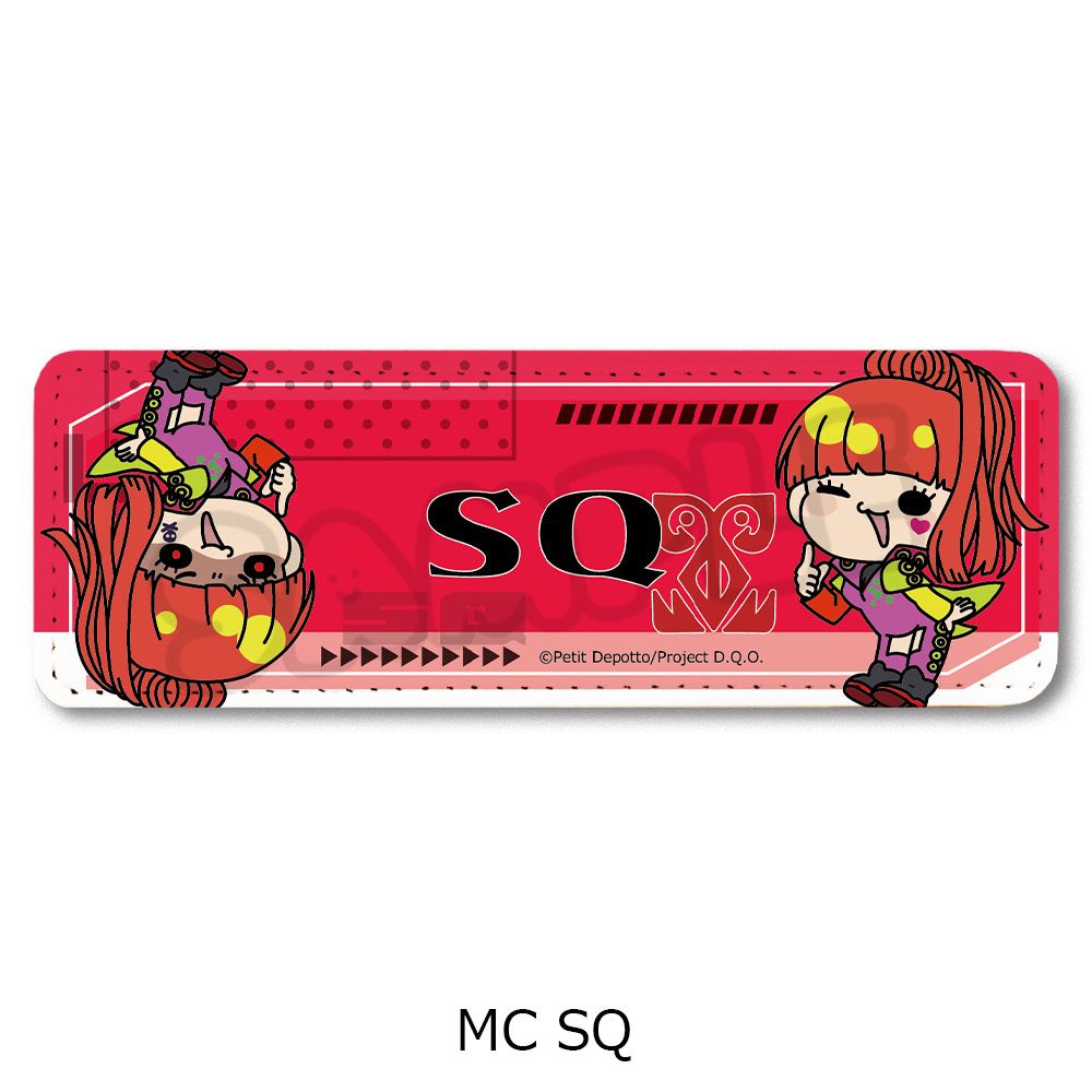 グノーシア レザーバッジ(ロング) MC SQ ("GNOSIA" Leather Badge (Long) MC SQ)