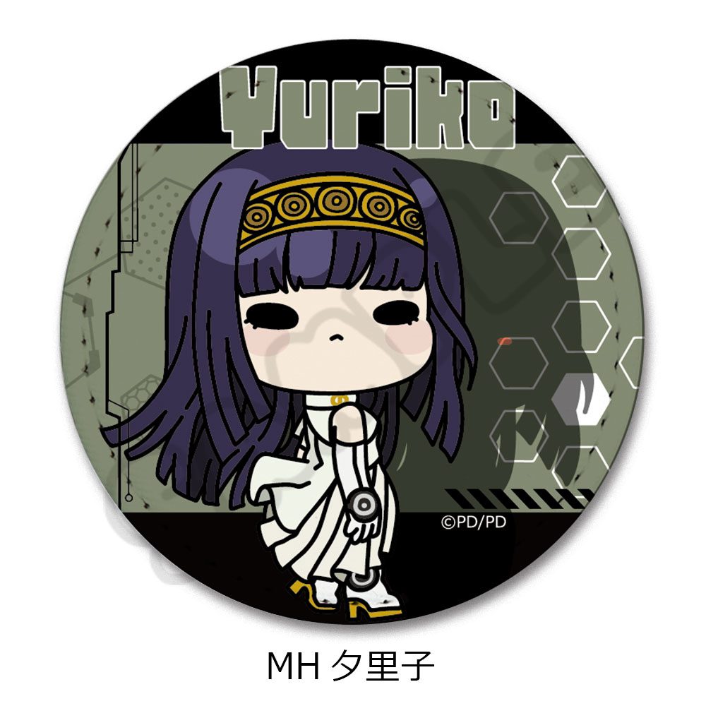 グノーシア レザーバッジ(丸形) MH 夕里子 ("GNOSIA" Leather Badge (Round) MH Yuriko)