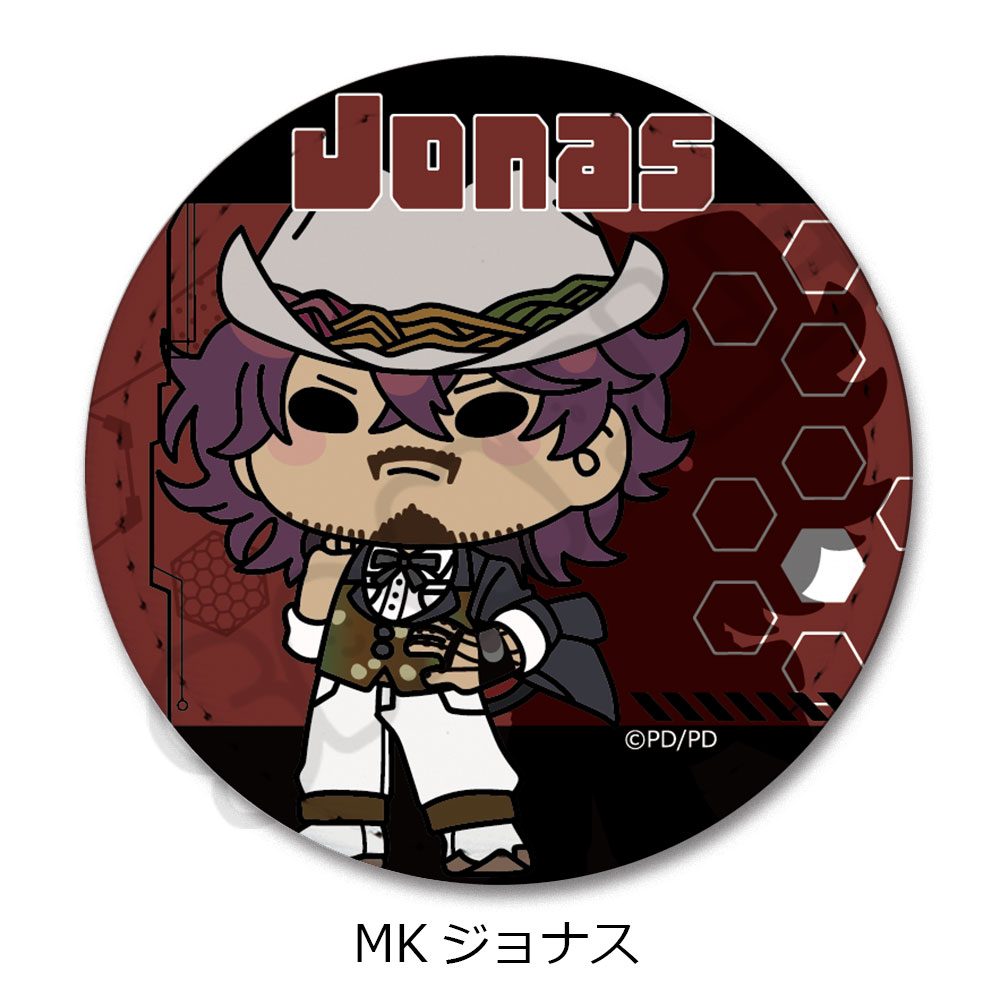 グノーシア レザーバッジ(丸形) MK ジョナス ("GNOSIA" Leather Badge (Round) MK Jonas)