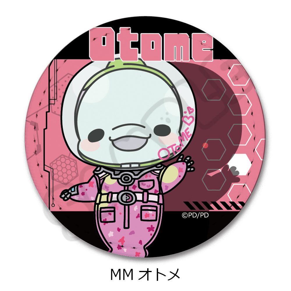グノーシア レザーバッジ(丸形) MM オトメ ("GNOSIA" Leather Badge (Round) MM Otome)