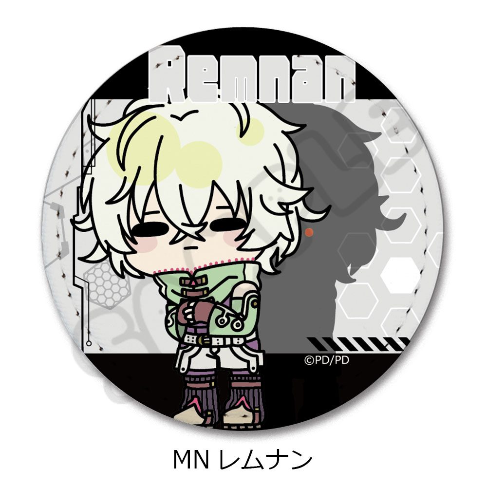 グノーシア レザーバッジ(丸形) MN レムナン ("GNOSIA" Leather Badge (Round) MN Remnan)