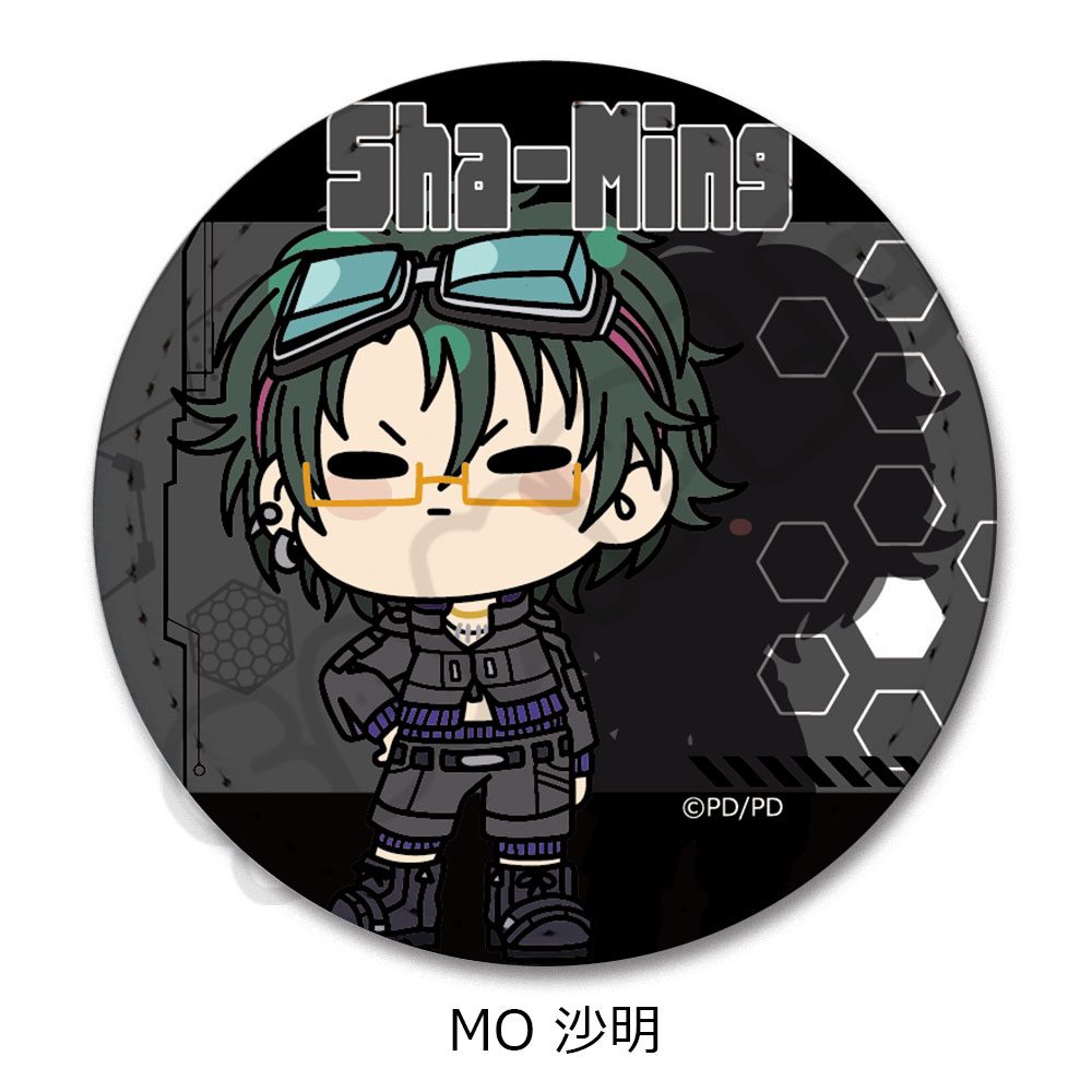 グノーシア レザーバッジ(丸形) MO 沙明 ("GNOSIA" Leather Badge (Round) MO Sha-Ming)