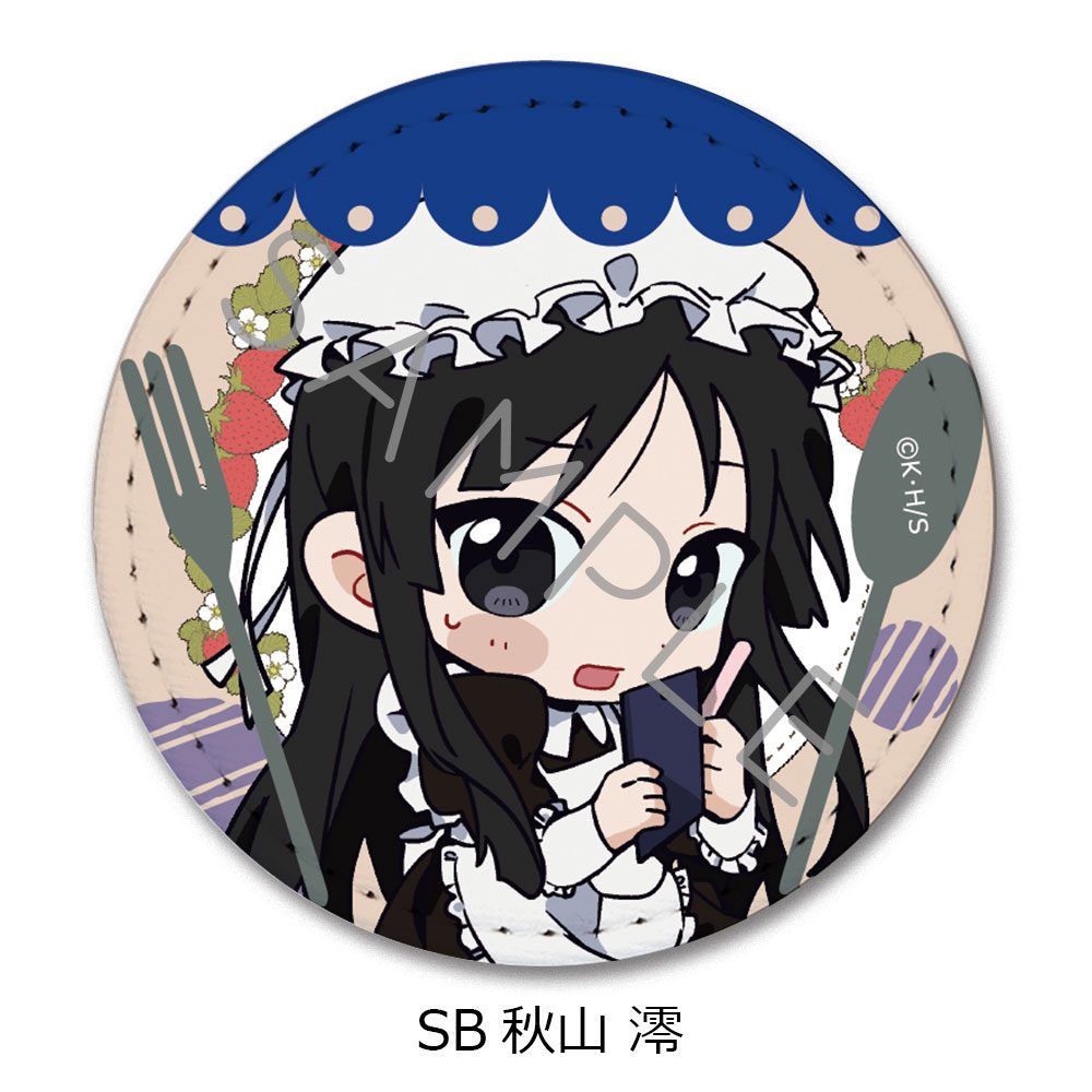 けいおん! 第2弾 レザーバッジ(丸形) SB 秋山澪 ("K-On!" Vol. 2 Leather Badge (Round) SB Akiyama Mio)