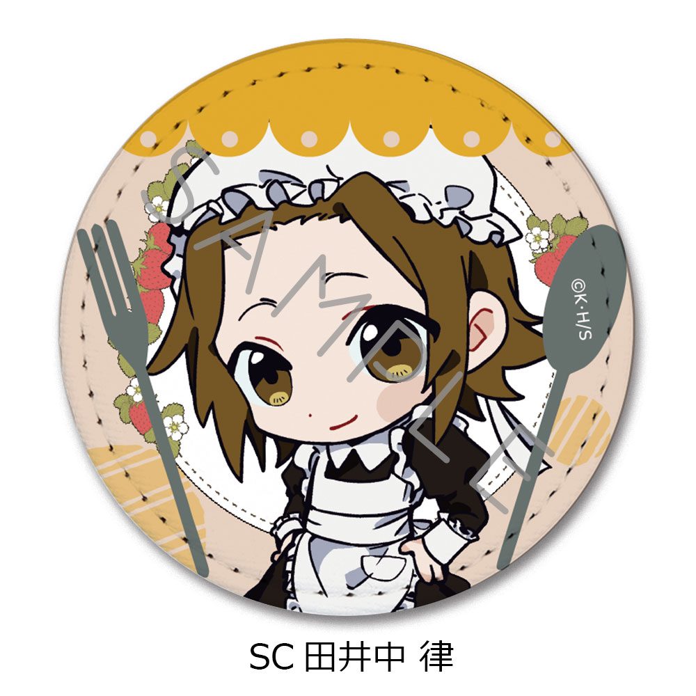けいおん! 第2弾 レザーバッジ(丸形) SC 田井中律 ("K-On!" Vol. 2 Leather Badge (Round) SC Tainaka Ritsu)