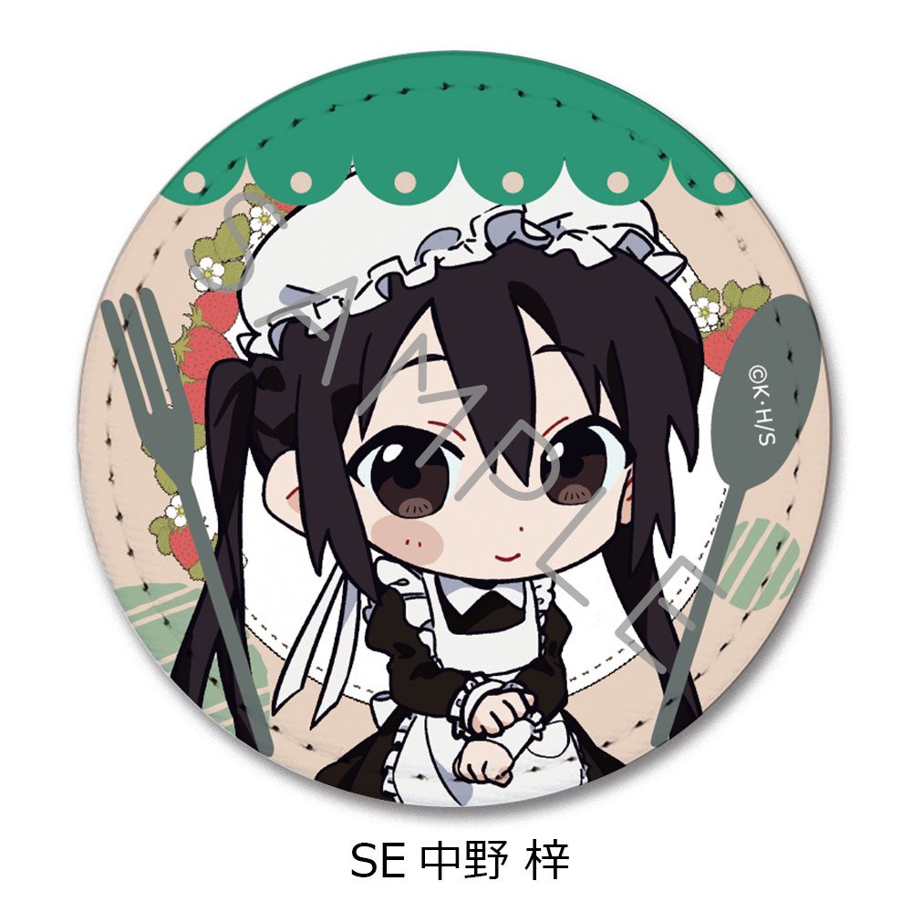 けいおん! 第2弾 レザーバッジ(丸形) SE 中野梓 ("K-On!" Vol. 2 Leather Badge (Round) SE Nakano Azusa)