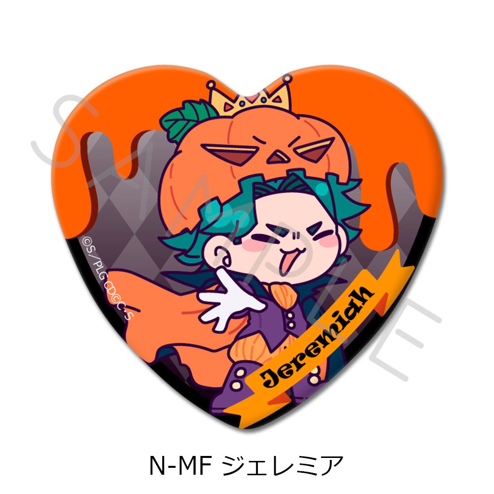コードギアス 反逆のルルーシュ 第4弾 ハート型缶バッジ N-MF ジェレミア ("Code Geass Lelouch of the Rebellion" Vol. 4 Heart Can Badge N-MF Jeremiah)