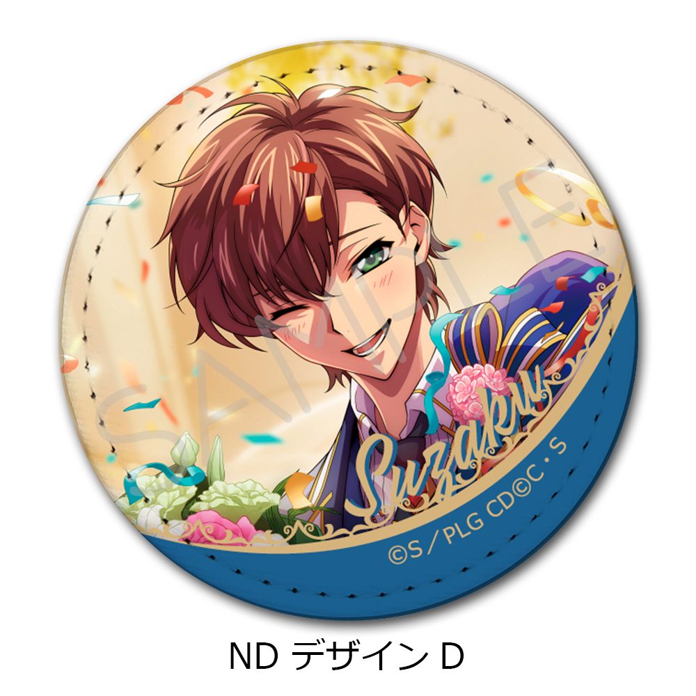コードギアス 反逆のルルーシュ 第4弾 レザーバッジ(丸形) ND デザインD ("Code Geass Lelouch of the Rebellion" Vol. 4 Leather Badge (Round) ND Design D)