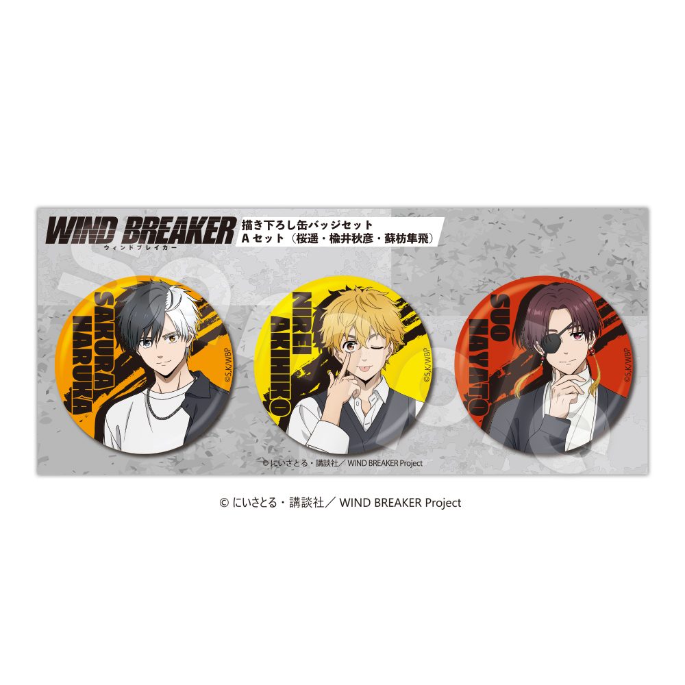 WIND BREAKER 缶バッジセット -2026カレンダーVer.- A ("Wind Breaker" Can Badge Set -2026 Calendar Ver.- A)