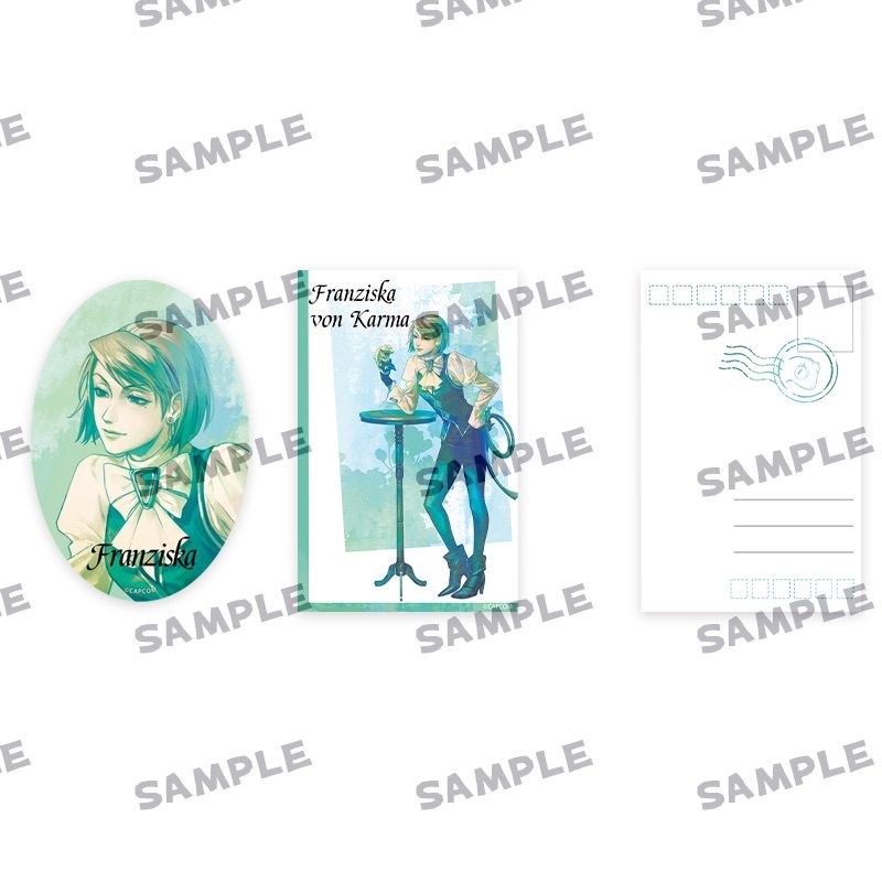 逆転裁判 動物シリーズ 缶バッジブロマイドセット 狩魔冥 ("Ace Attorney" Animal Series Can Badge Bromide Set Franziska von Karma)