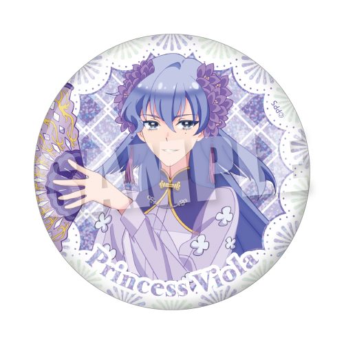 プリンセッション・オーケストラ BIGホログラム缶バッジ スイートチャイナVer. プリンセス・ヴィオラ ("Princession Orchestra" Big Hologram Can Badge Sweet China Ver. Princess Viola)