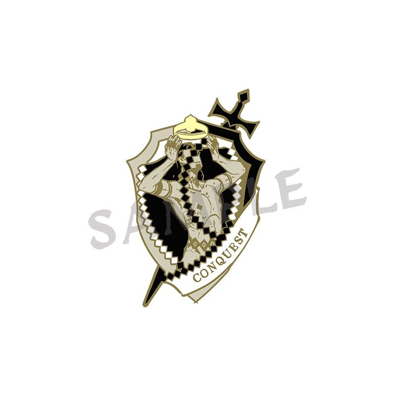 KUMAGUZI スルタンのゲーム メタルバッジ 征服 (KUMAGUZI "Sultan's Game" Metal Badge Conquest)