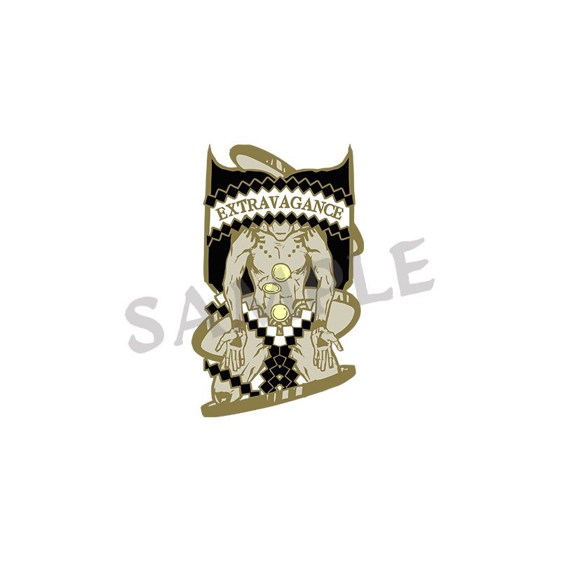 KUMAGUZI スルタンのゲーム メタルバッジ 散財 (KUMAGUZI "Sultan's Game" Metal Badge Extravagance)