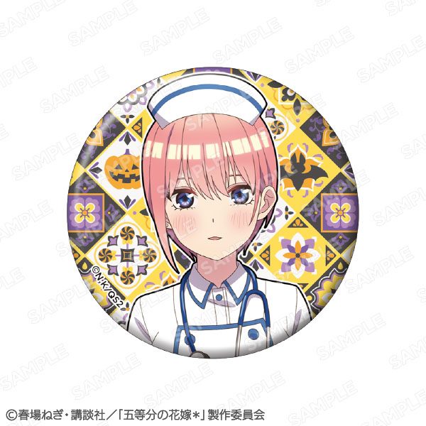 五等分の花嫁* ホログラム57mm缶バッジ 中野一花 ("The Quintessential Quintuplets Specials 2" Hologram 57mm Can Badge Nakano Ichika)