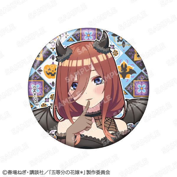 五等分の花嫁* ホログラム57mm缶バッジ 中野三玖 ("The Quintessential Quintuplets Specials 2" Hologram 57mm Can Badge Nakano Miku)