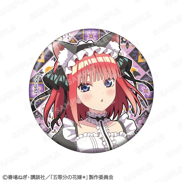 五等分の花嫁* ホログラム57mm缶バッジ 中野二乃 ("The Quintessential Quintuplets Specials 2" Hologram 57mm Can Badge Nakano Nino)