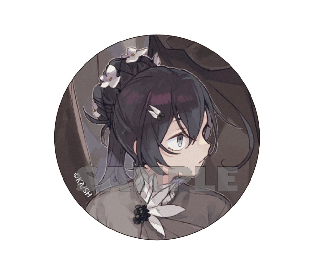 文豪ストレイドッグス 春河35イラスト 缶バッジ 泉鏡花 ("Bungo Stray Dogs" Harukawa 35 Illustration Can Badge Izumi Kyoka)