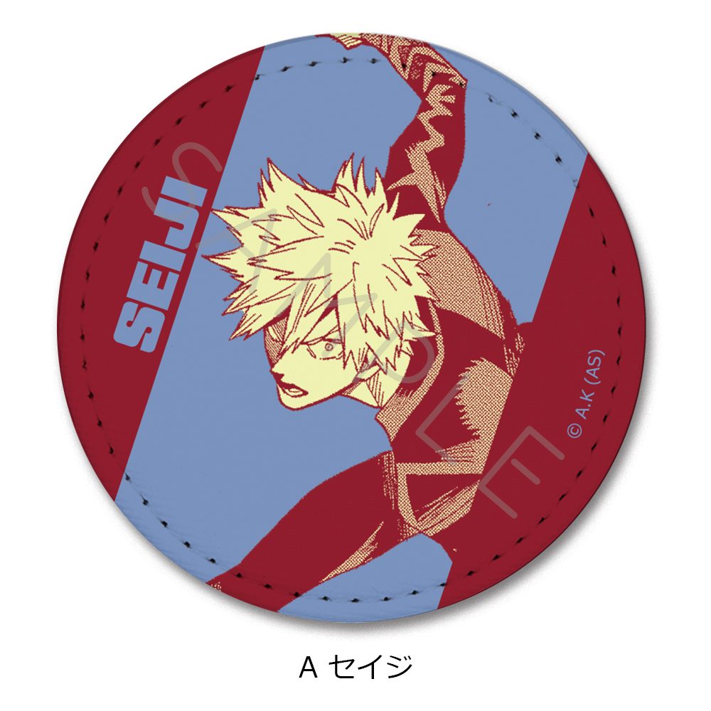 冥王の柘榴 レザーバッジ(丸形) A セイジ ("Fruit of the Underworld" Leather Badge (Round) A Seiji)