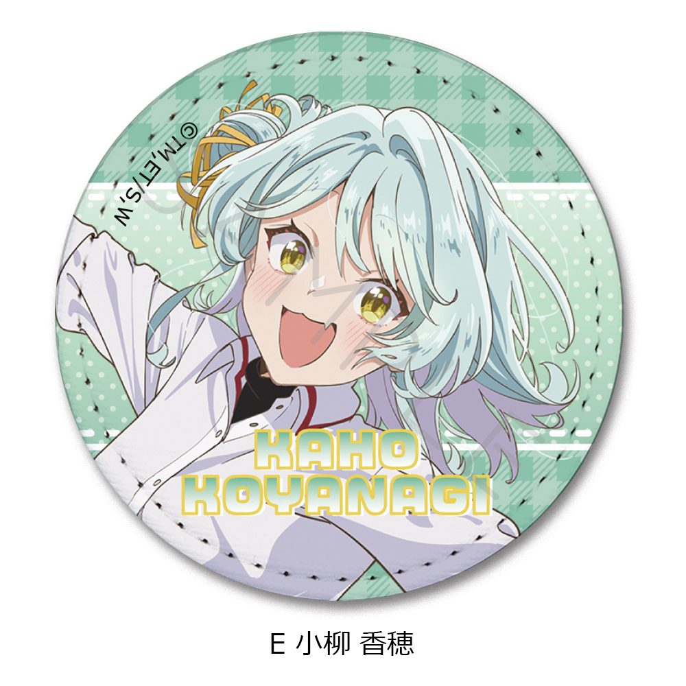 わたしが恋人になれるわけないじゃん、ムリムリ!(※ムリじゃなかった!?) レザーバッジ(丸形) E 小柳香穂 ("There's No Freaking Way I'll be Your Lover! Unless..." Leather Badge (Round) E Koyanagi Kaho)
