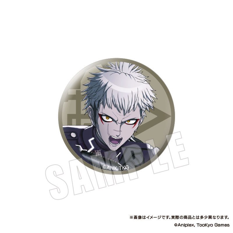 HUNDRED LINE -最終防衛学園- 缶バッジ 02 厄師寺猛丸 ("The Hundred Line -Last Defense Academy-" Can Badge 02 Yakushiji Takemaru)