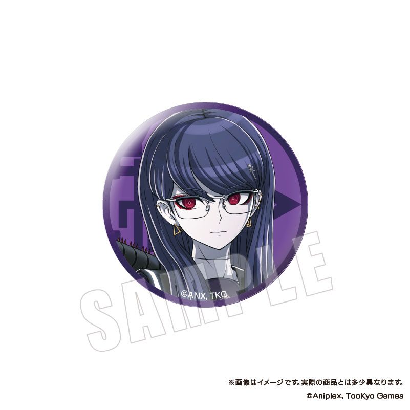HUNDRED LINE -最終防衛学園- 缶バッジ 03 雫原比留子 ("The Hundred Line -Last Defense Academy-" Can Badge 03 Shizuhara Hiruko)