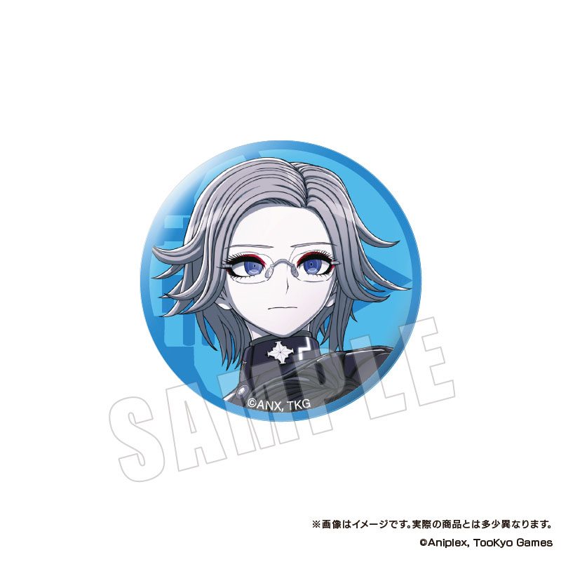 HUNDRED LINE -最終防衛学園- 缶バッジ 05 蒼月衛人 ("The Hundred Line -Last Defense Academy-" Can Badge 05 Aotsuki Eito)