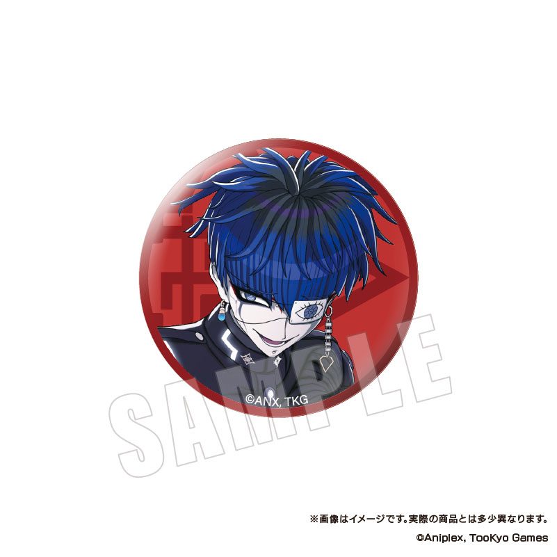 HUNDRED LINE -最終防衛学園- 缶バッジ 14 面影歪 ("The Hundred Line -Last Defense Academy-" Can Badge 14 Omokage Yugamu)