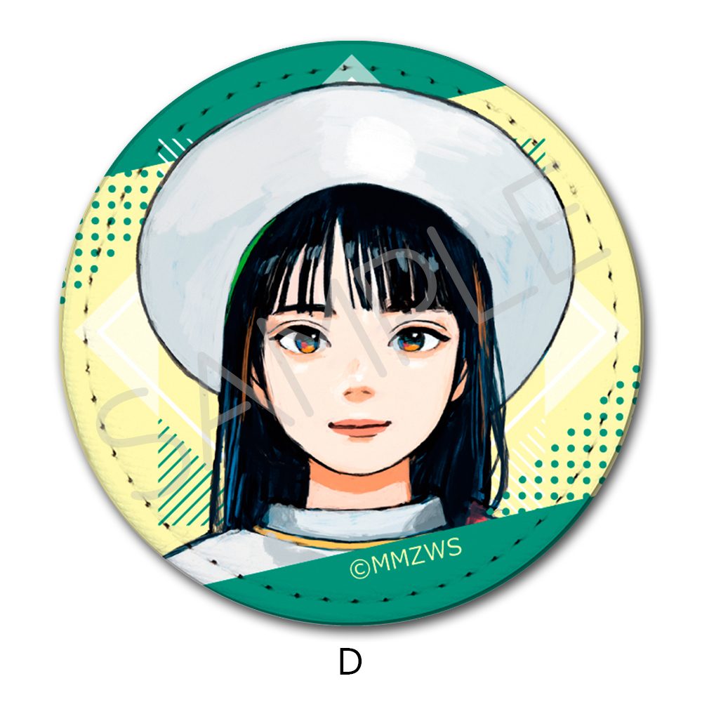成瀬は天下を取りにいく レザーバッジ D ("Naruse is Going to Take Over the World" Leather Badge D)