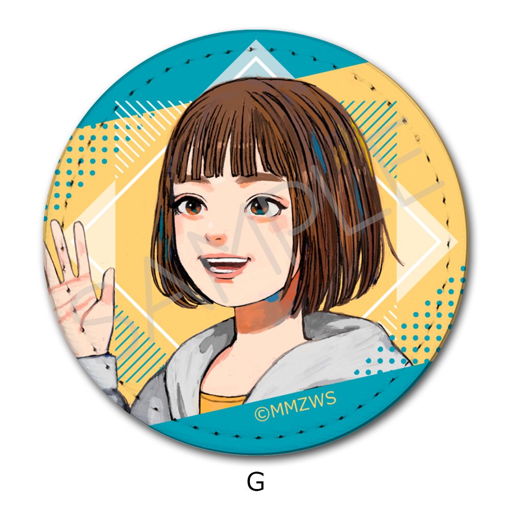 成瀬は天下を取りにいく レザーバッジ G ("Naruse is Going to Take Over the World" Leather Badge G)