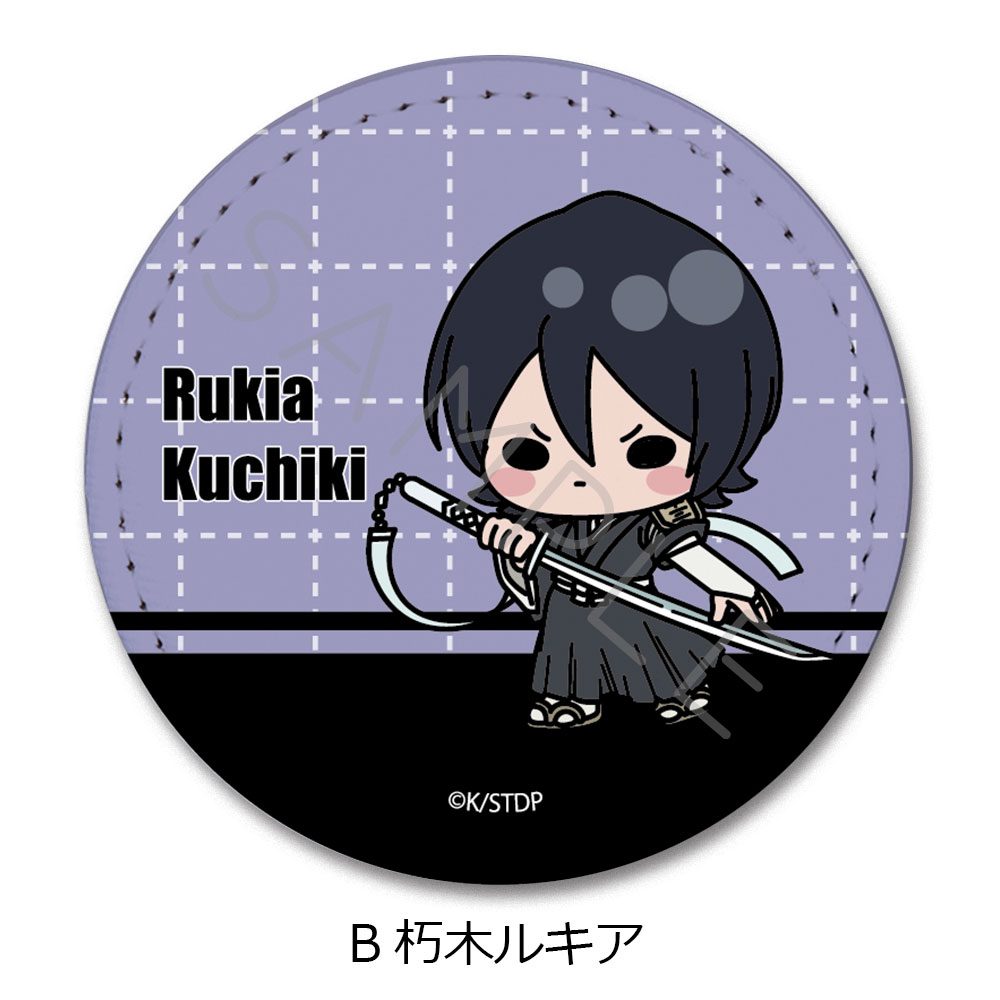 BLEACH 千年血戦篇 レザーバッジ B 朽木ルキア ("Bleach: Thousand-Year Blood War" Leather Badge B Kuchiki Rukia)