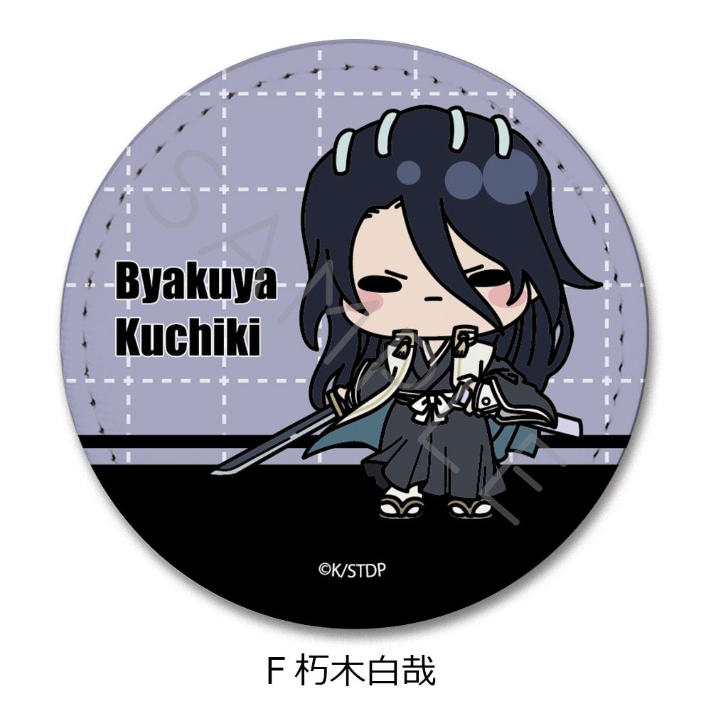 BLEACH 千年血戦篇 レザーバッジ F 朽木白哉 ("Bleach: Thousand-Year Blood War" Leather Badge F Kuchiki Byakuya)