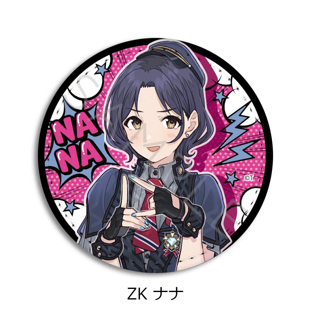 ガールズバンドクライ 第5弾 レザーバッジ(丸形) ZK ナナ ("Girls Band Cry" Vol. 5 Leather Badge (Round) ZK Nana)