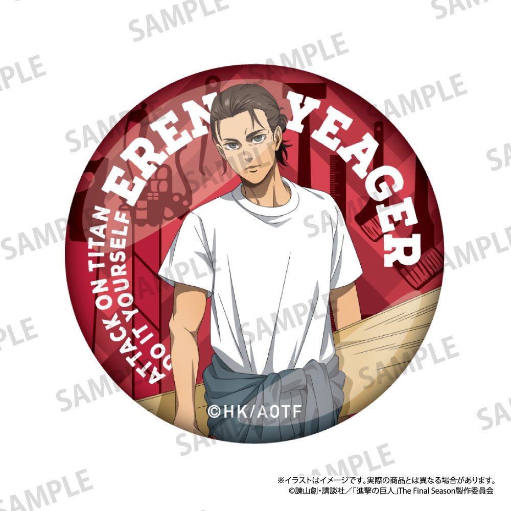 進撃の巨人 ガラスマグネット エレン・イェーガー(DIY) ("Attack on Titan" Glass Magnet Eren Yeager (DIY))