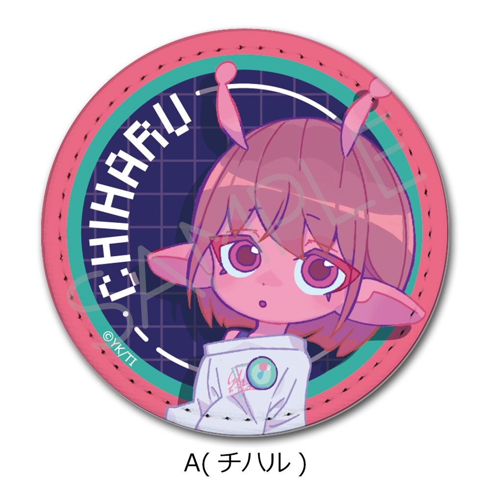 銀河特急 ミルキー☆サブウェイ レザーバッジ A チハル ("MILKY SUBWAY THE GALACTIC LIMITED EXPRESS" Leather Badge A Chiharu)