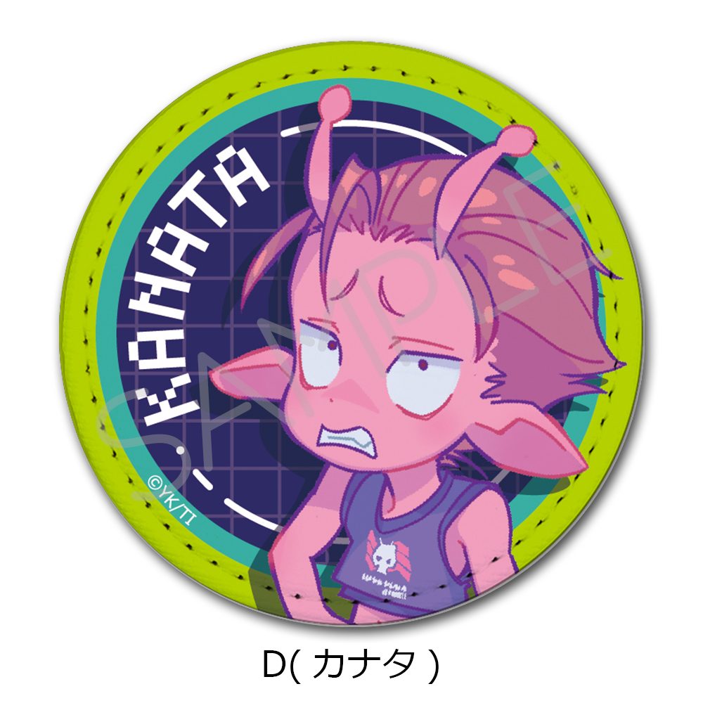 銀河特急 ミルキー☆サブウェイ レザーバッジ D カナタ ("MILKY SUBWAY THE GALACTIC LIMITED EXPRESS" Leather Badge D Kanata)