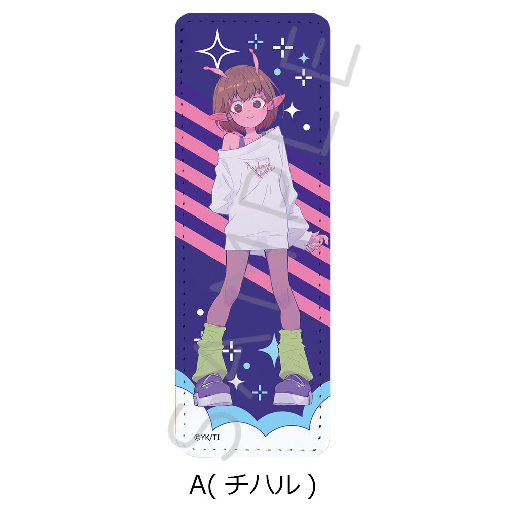 銀河特急 ミルキー☆サブウェイ レザーバッジ(ロング) A チハル ("MILKY SUBWAY THE GALACTIC LIMITED EXPRESS" Leather Badge (Long) A Chiharu)